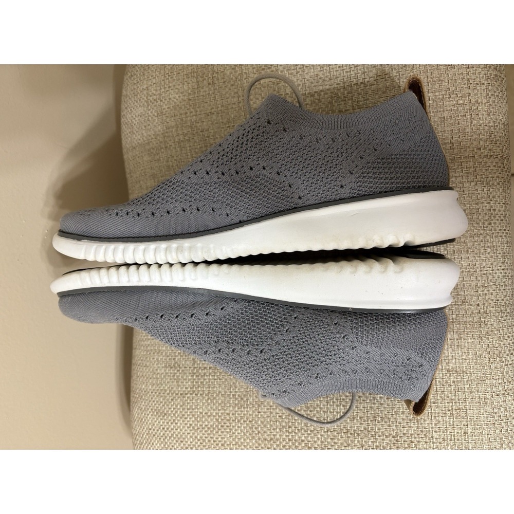 Cole Haan 2.0‎ Zerogrand Stitchlite Size 10 Grey Tan Wingtip Oxford C27947 - Picture 6 of 9